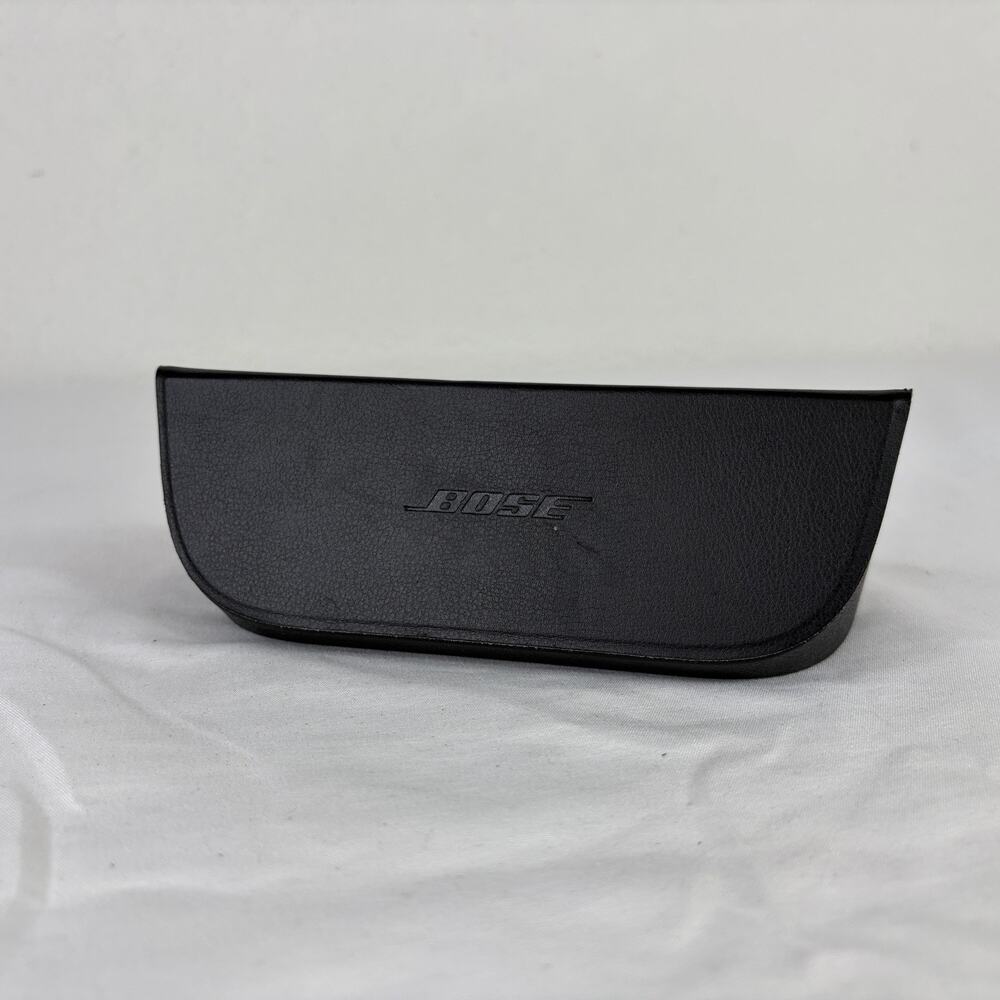 BOSE Frames HARD CASE ONLY Sunglasses Eyeglass Spectacles Box Protection, black